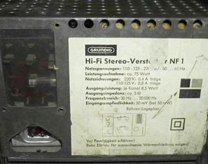 Tube Classics Rhrenendstufe Rhrenverstrker amp Grundig NF10 NF1 NF 10 NF 1