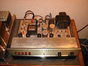 The Fisher X-101-C pre amp amplifier avery fisher tube amp classic